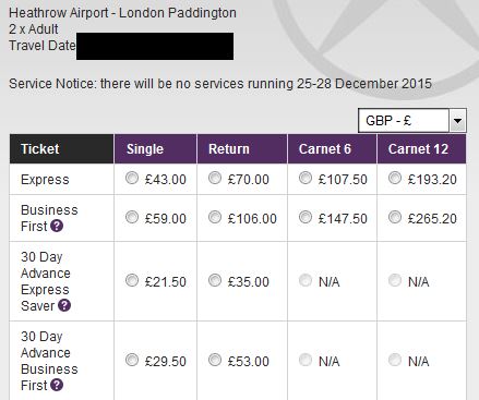 Express Pricing